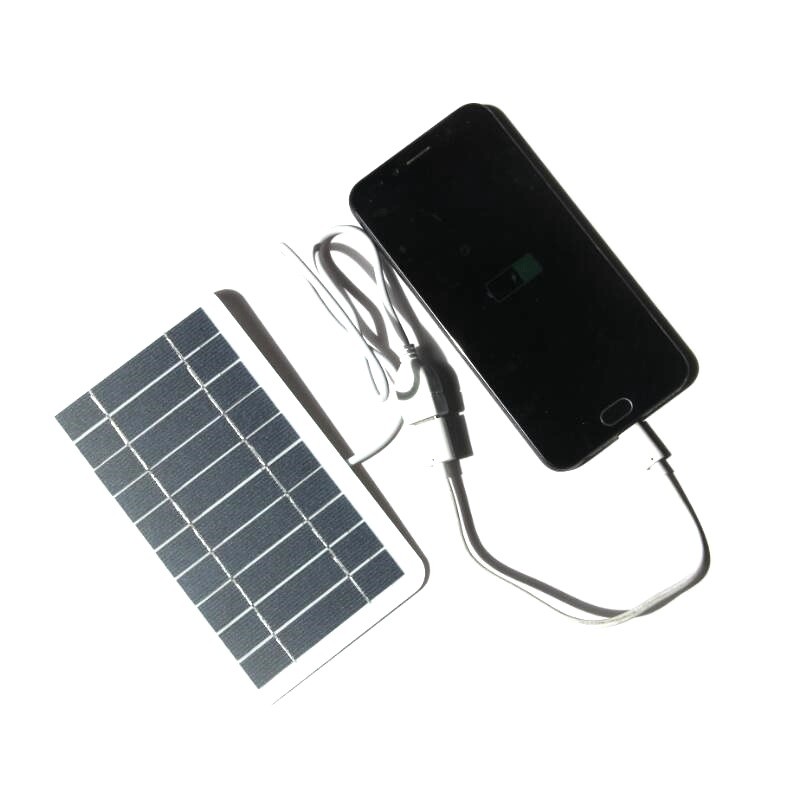 USB Solar Panel Power Bank for Outdoor Camping Hiking Phone Charger 5V Portable