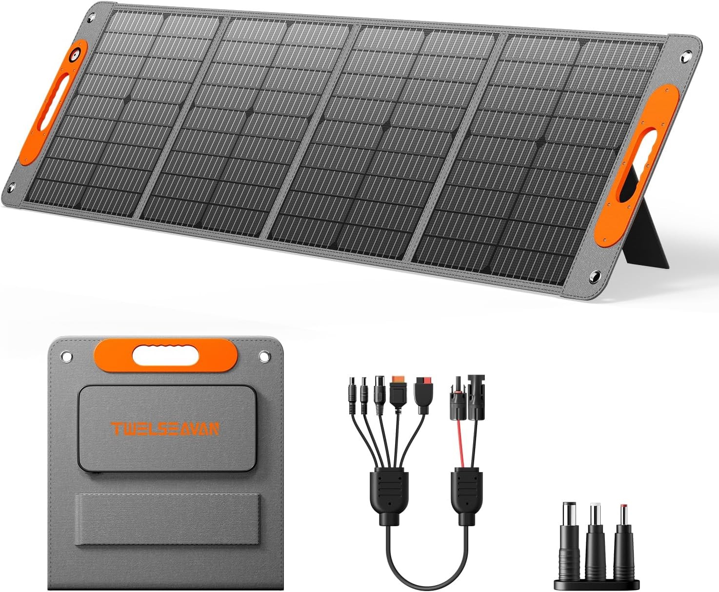 120W Portable Solar Panel for Power Station 24% ETFE Foldable