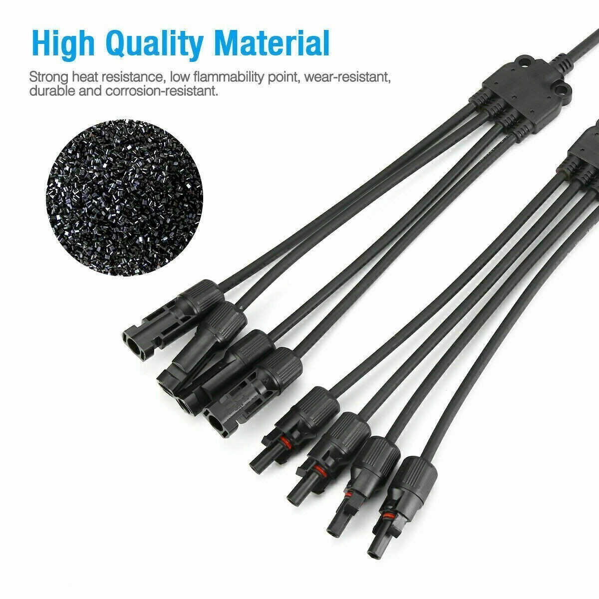 Y Branch Solar Panel Cable Connector T Splitter MMF FFM Waterproof Wire Adapter