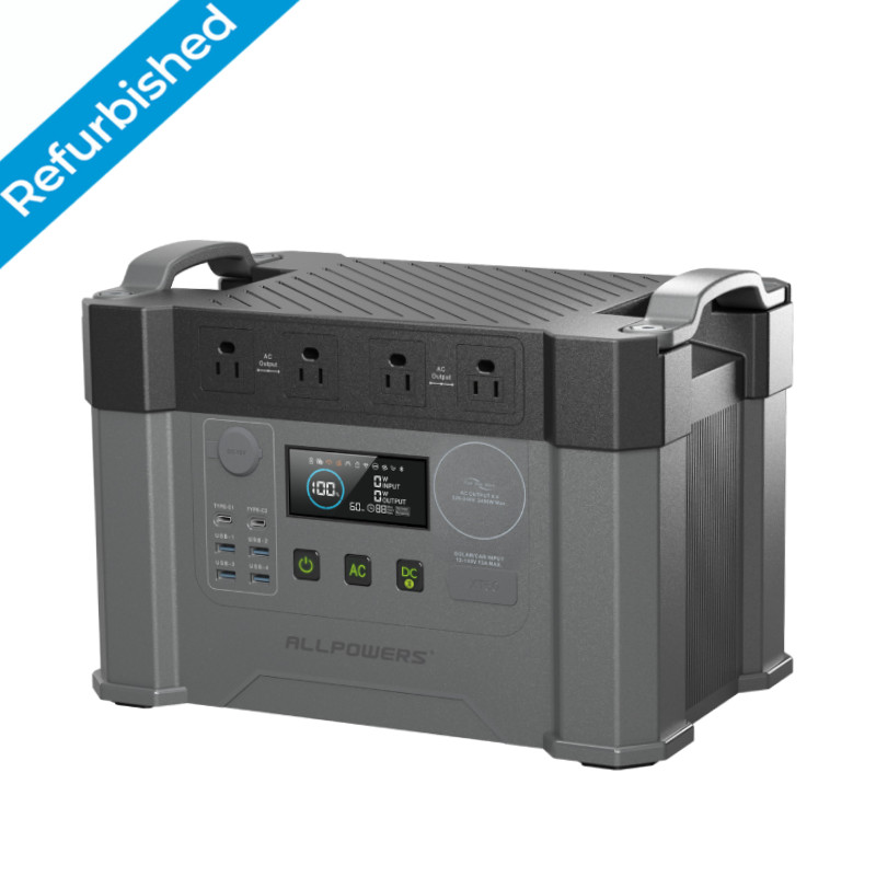 ALLPOWERS S2000 Pro 2400W Portable Power Station Solar Generator Refurbished