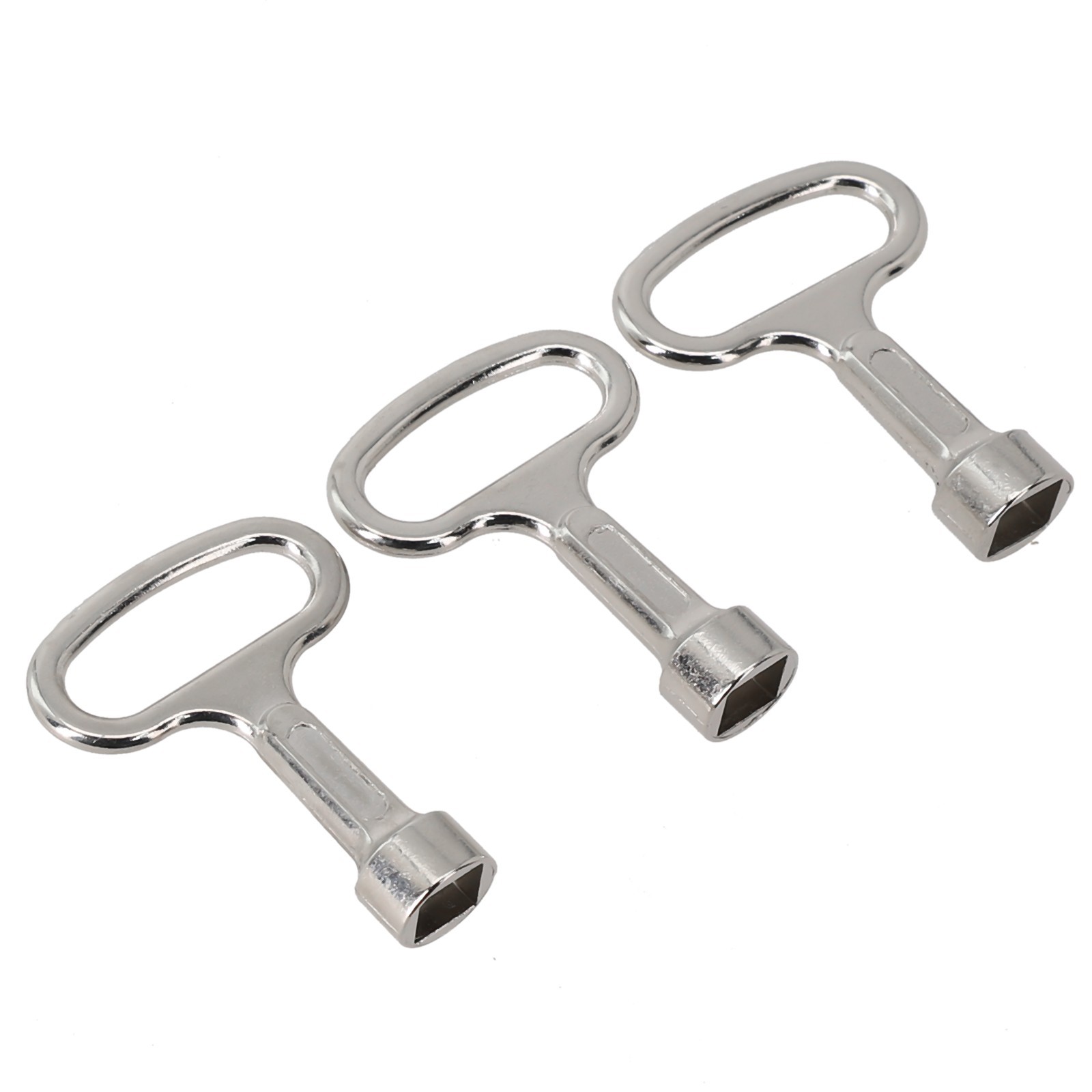 8mm Square Wrench Set 3pcs D Handle T Shape for Heating Water Tap Valve