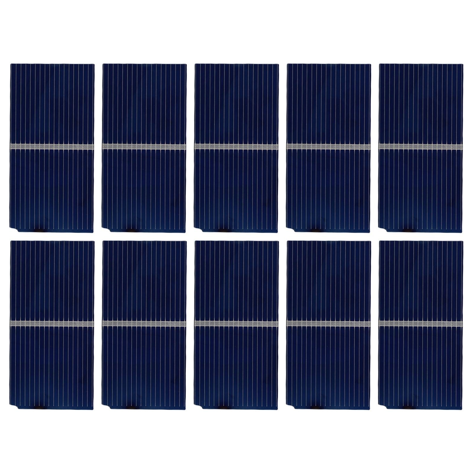 For Solar Panel Array Pack of 100 Polycrystalline Silicon Cells at Low Voltage