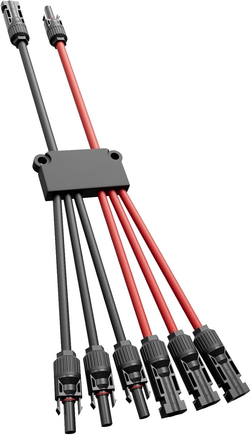 Tool Free Solar Cable Connectors for 3 Solar Panel Connectors Kit Solar
