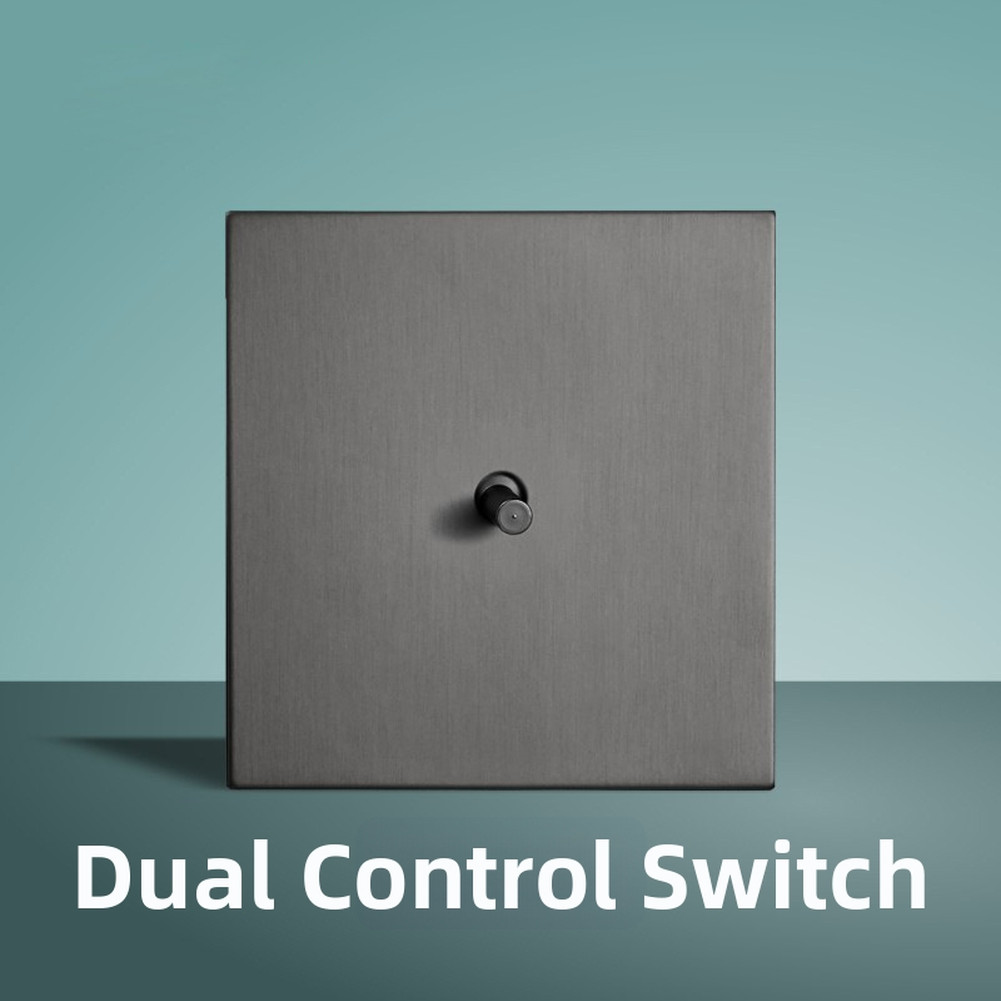 Wall Plate For Home Decor Brass Lever Stainless Steel Material Easy Installation