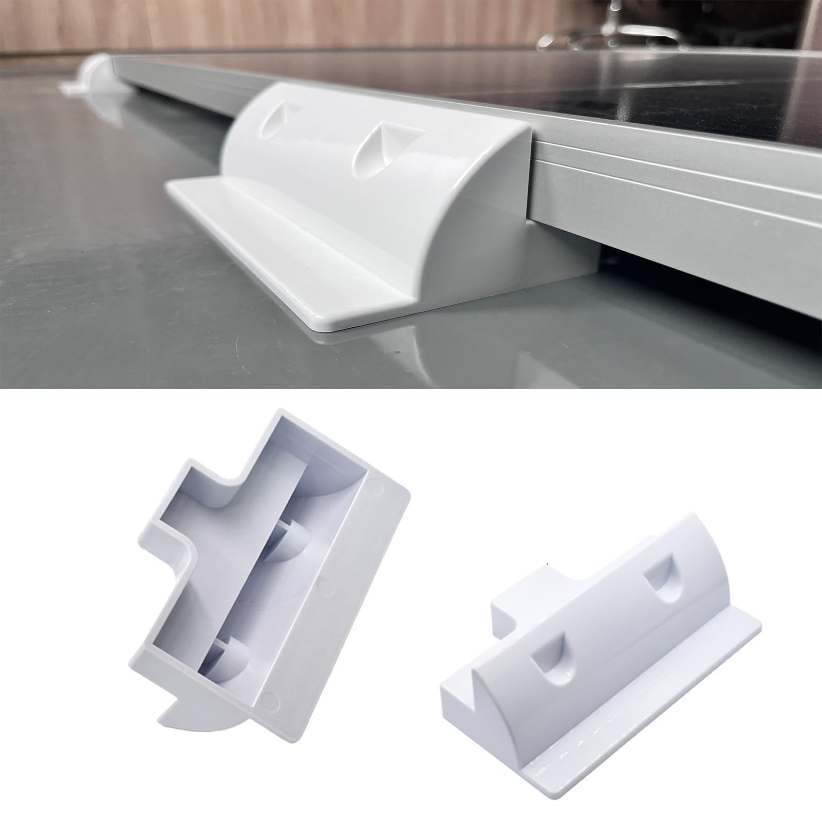 2-Pack No-Drill Solar Panel Mounting Brackets for RVs, Boats & Vans – Heavy-Duty