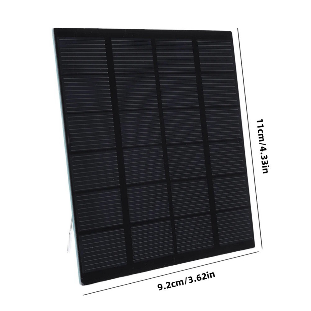 1.5W Polycrystalline Solar Panel 6V with Wire for Outdoor Indoor Lighting