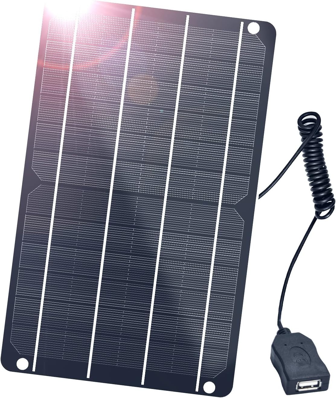 6W Mini USB Solar Panel – Waterproof Monocrystalline Module for Outdoor Use