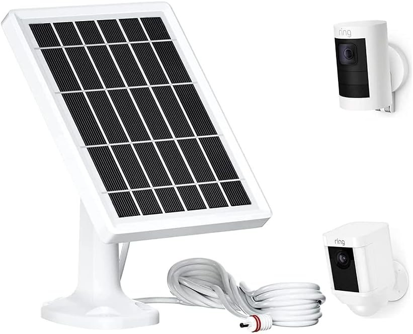 Compact Solar Panel for Ring Cameras – Easy Installation & Durable Design