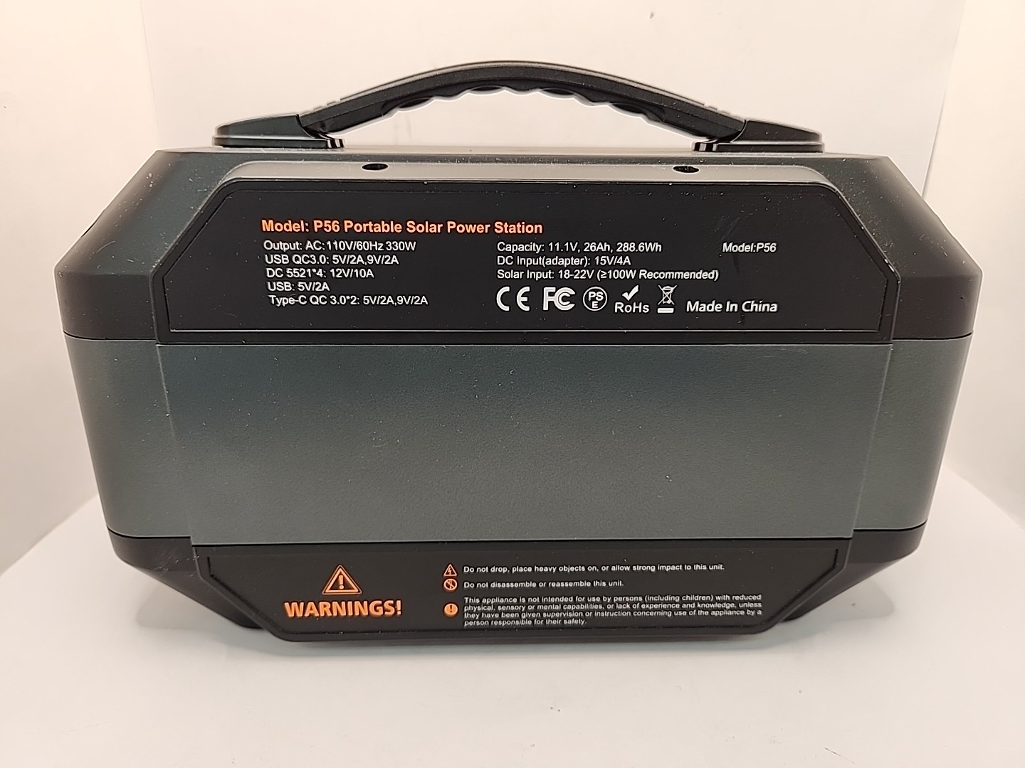 Go Fort P56 330W Portable Power Station Lithium Battery