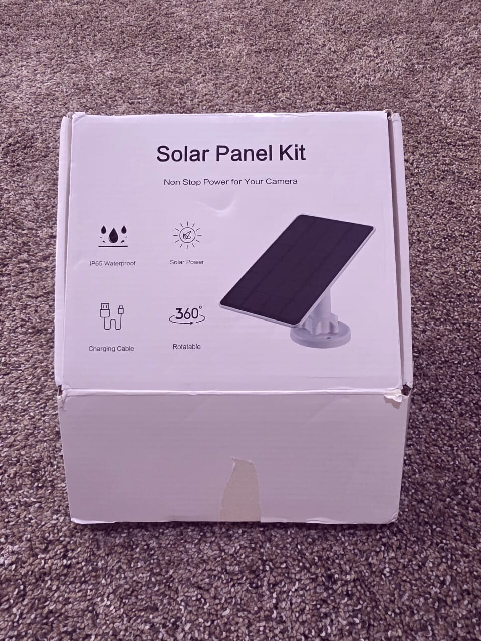 (2) 7″X5″ Solar Charging Panel for MICRO USB Camera 5V