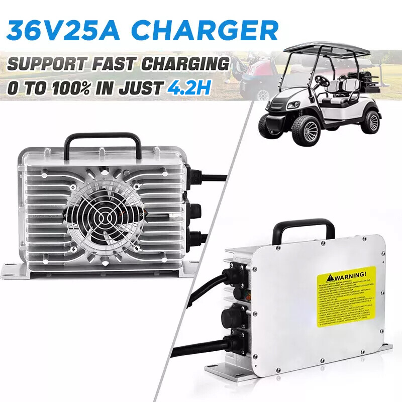 36V 105Ah Golf Cart LiFePO4 Lithium Battery 200A BMS A+Cell W/25A Charger 7.68kW