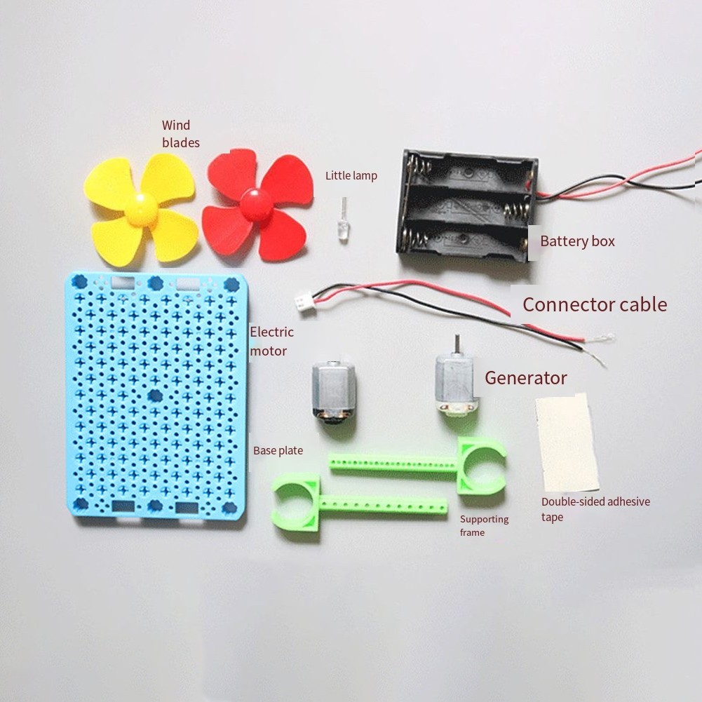 Luminous Wind Turbine Assembly Kit for Learning Renewable Energy Concepts