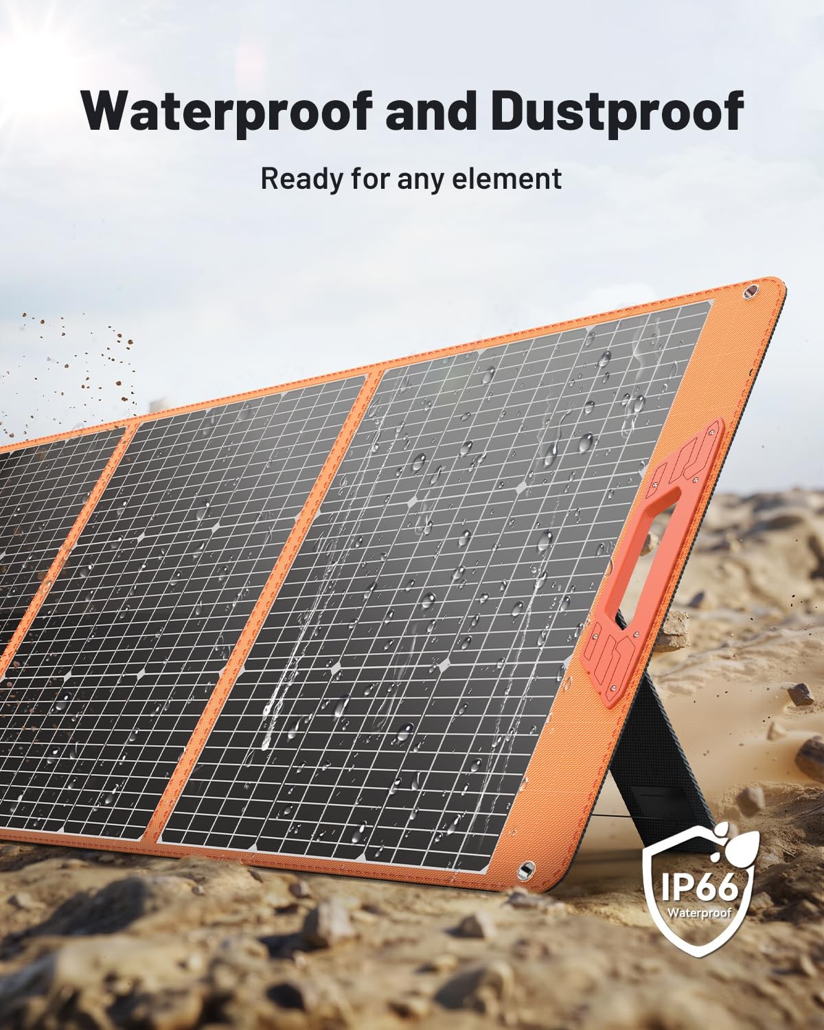 200 Watt Portable Solar Panel for Power Station, 24% High Efficiency Foldable…