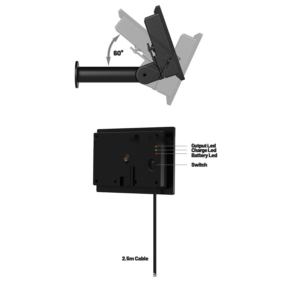 Monocrystalline Solar Panel with 18000mAh Capacity for Long lasting Power