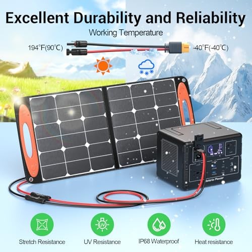 Solar Connector to XT60 Adapter 50FT1-5.24M 12AWG 12AWG Red and Black
