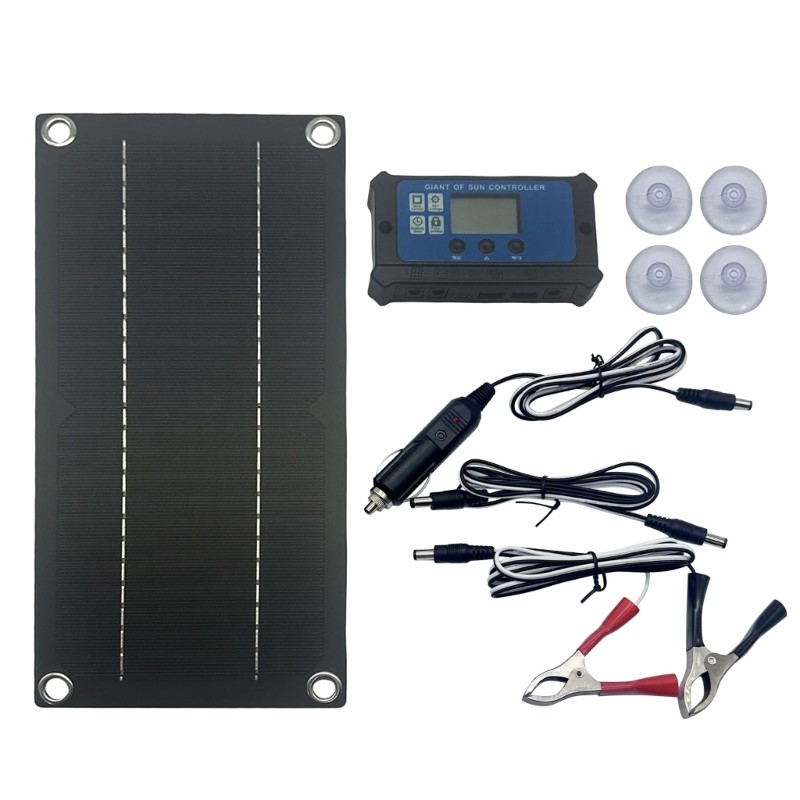 600W 100A Solar Panel with Wire Dripping Glues Plate Solar Systems Enduring