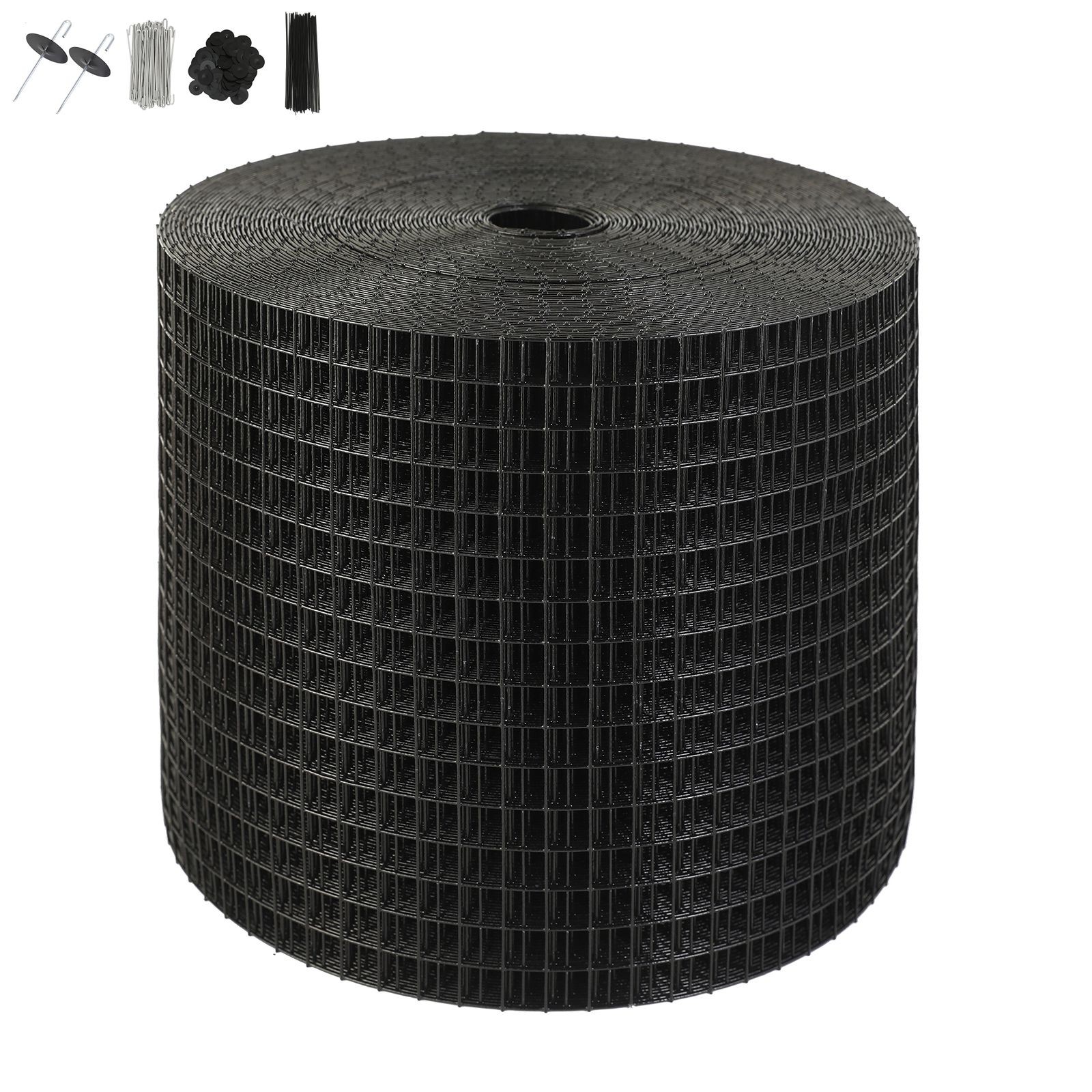 6in x 100ft Rust-Proof Solar Bird Guard, 1/2″ Grid PVC-Coated Wire