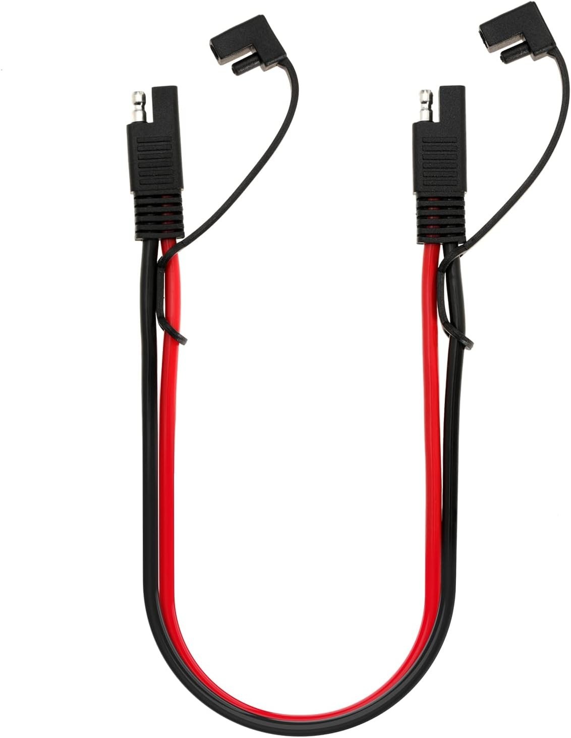 10AWG SAE Extension Cable 1ft Compatible Solar RV Automotive Dual Prong