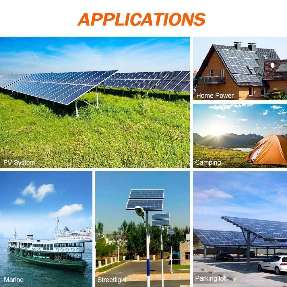 300W Flexible Solar Panel Hi-Efficiency Roof Solar Modul Outdoor IP68 US SUPPLY