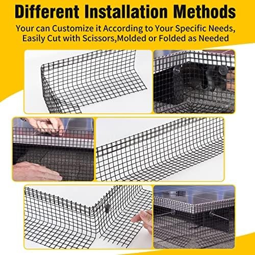 6in X 100ft Solar Panel Bird Guard,Solar Panel roof Protection net 1/2inch Me…