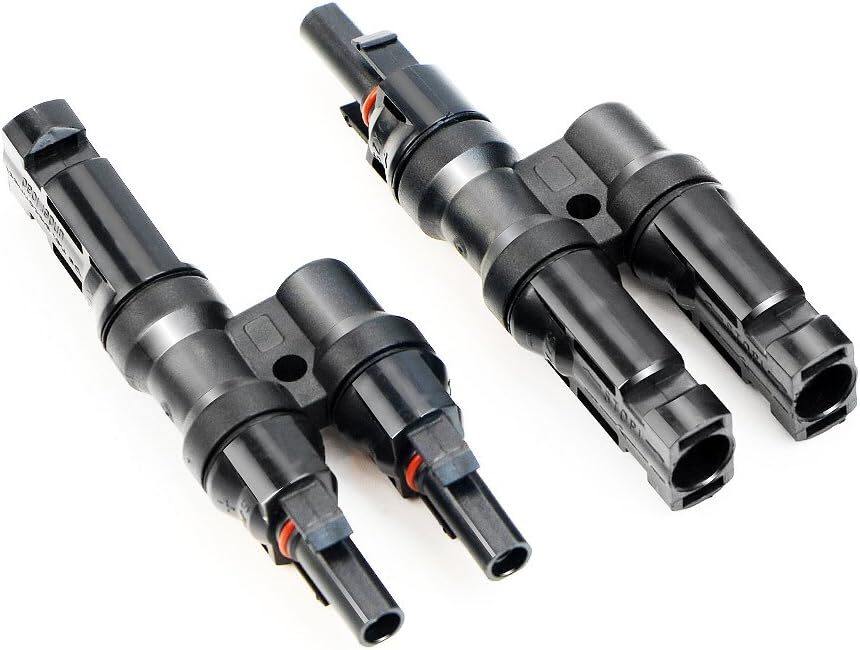 MMF+FFM for Parallel Connection Between Solar Panels, 1 Pair Y Branch Connectors