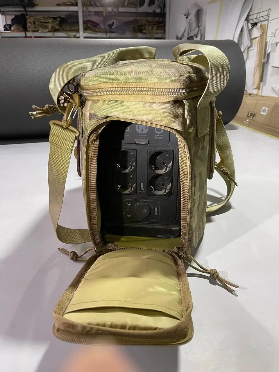 Shockproof Bag for Ecoflow/ EcoFlow DELTA 3 1500 with Damper Color Multicam