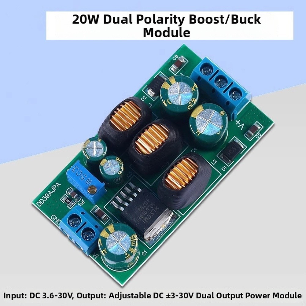 High Efficiency DC-DC Power Supply Module Dual Adjustable Output 3.6-30V Input