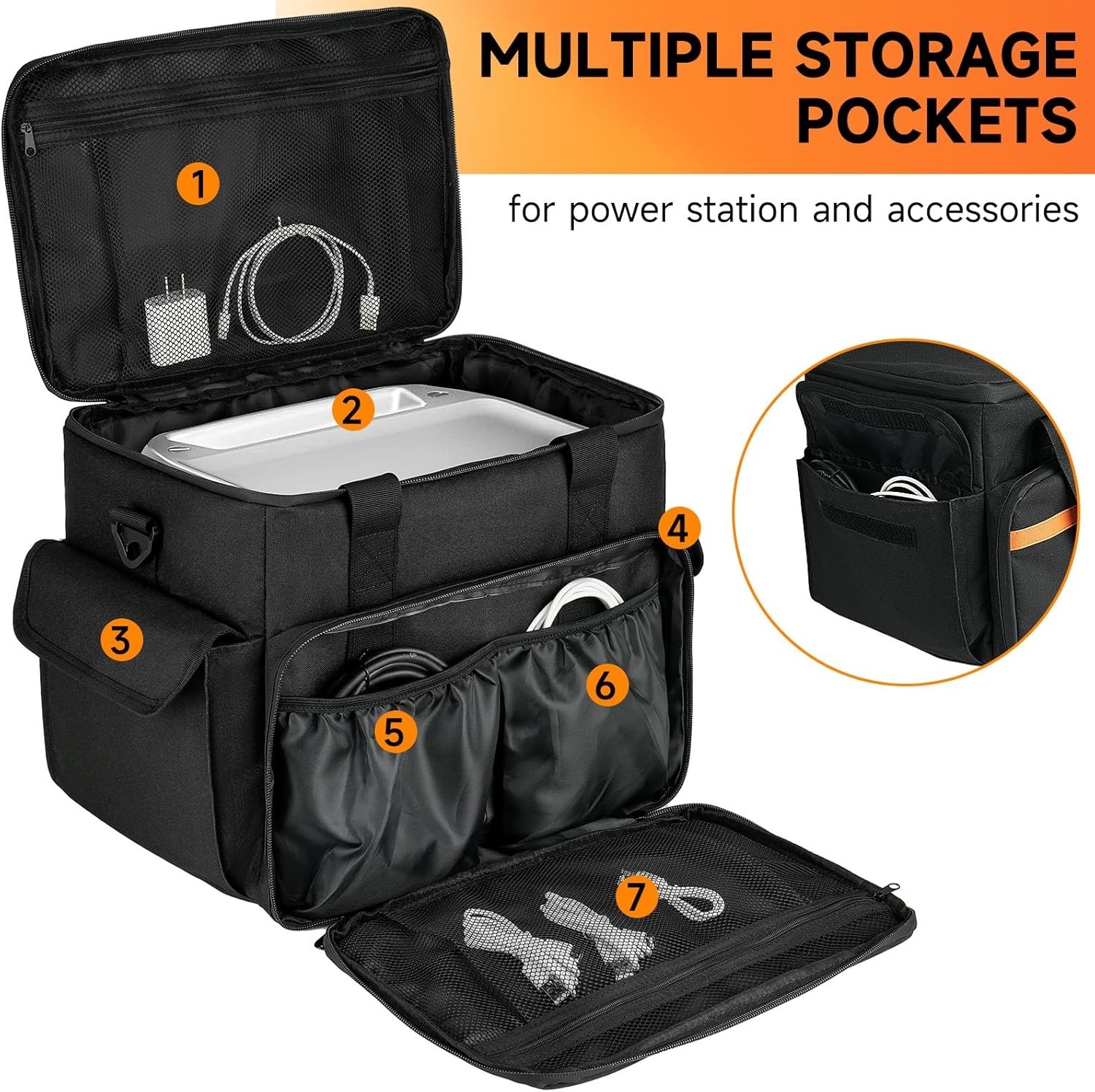 Carrying Case for ECOFLOW River 2 Max – Travel Friendly
