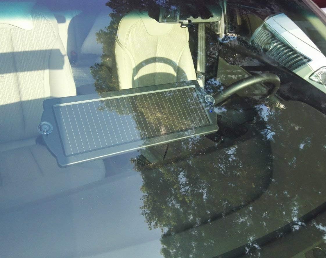 High Efficiency 12V Solar Battery Maintainer with Reverse Charging Prevention