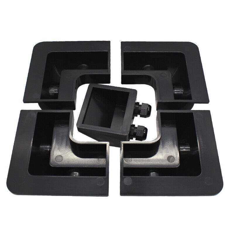 5/7pcs Set Solar Panel Corner Bracket Mounting Bracket Cable Gland for Campervan