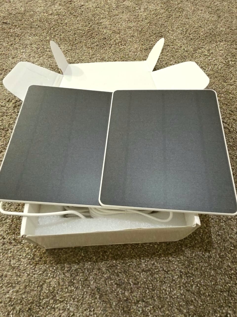 (2) 7″X5″ Solar Charging Panel for MICRO USB Camera 5V