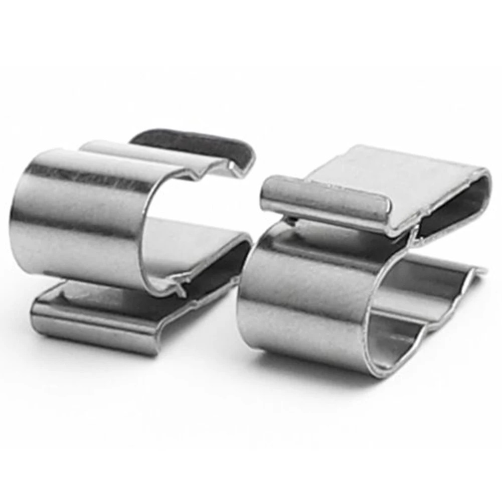 20/50Pcs Silver Solar PV Cable Stainless Steel Wire Clamp for 2X6Mm Solar Panel