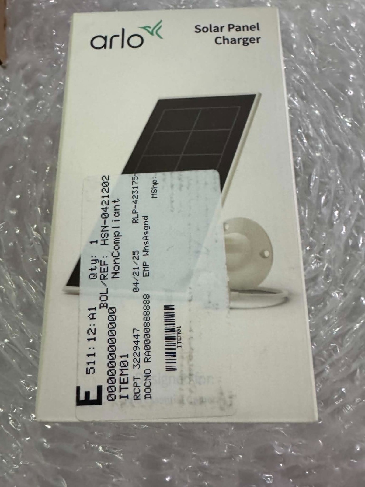 Arlo Solar Panel Charger VMA3600-10000S Essential Cameras Weather Resistant New