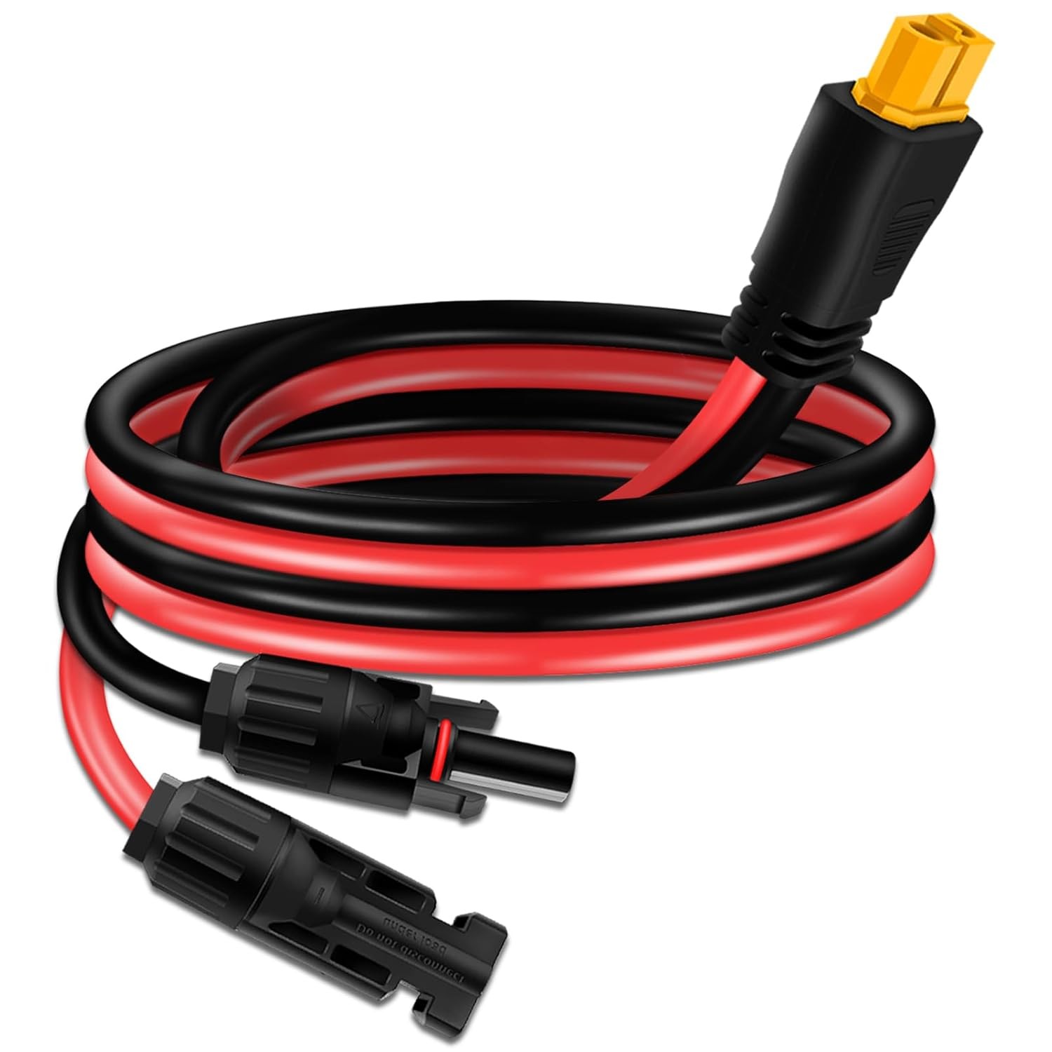 COMeap Solar Panel Cable for Ecoflow Anker SOLIX 10AWG, Compatible with MC-4 to