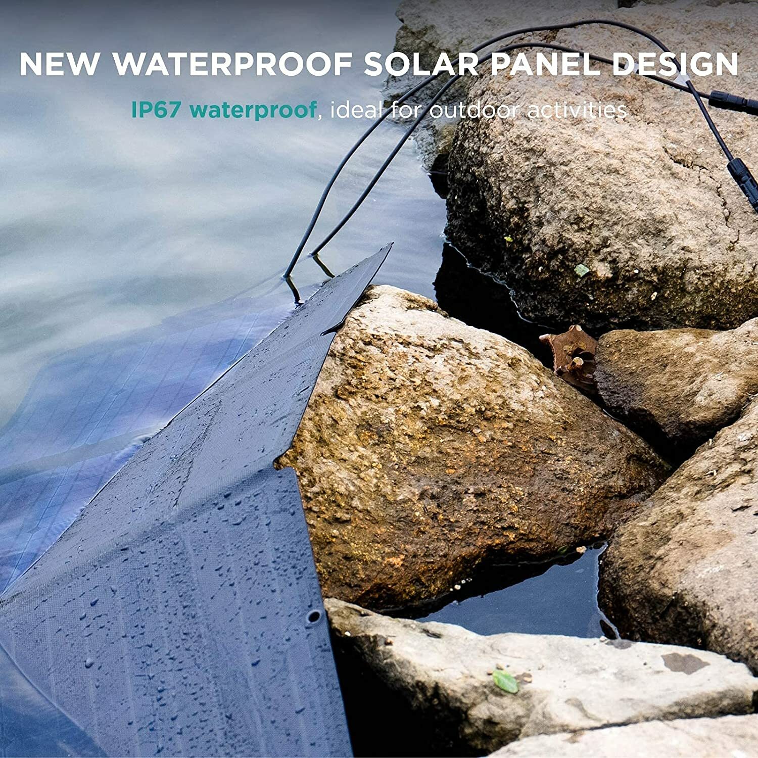 ECOFLOW 160 WATT Solar Panel Portable Foldable Briefcase ADJUSTABLE KICKSTAND