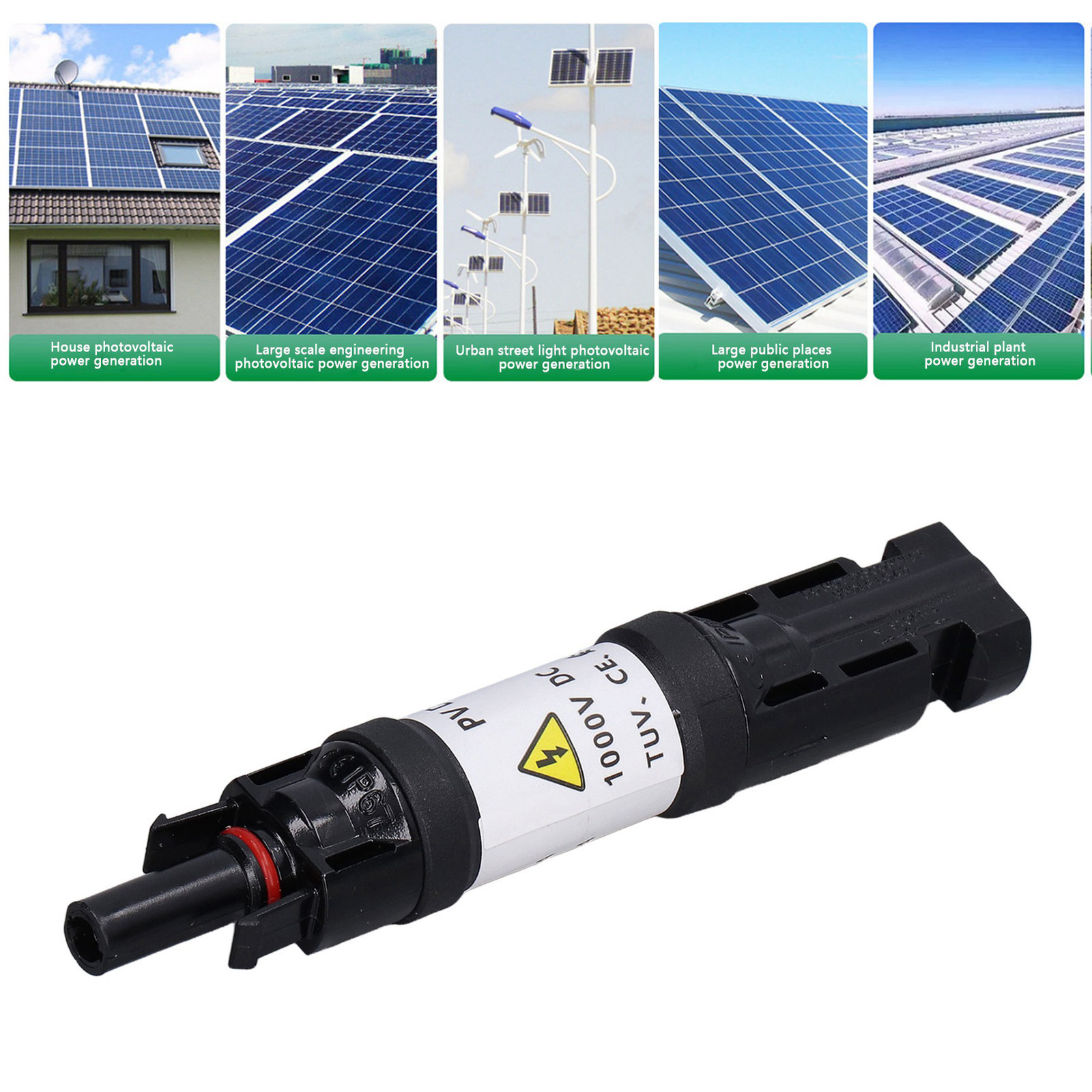 Solar PV Diode Connector IP67 Panel Cable Blocking Diode Holder 1000V 20A