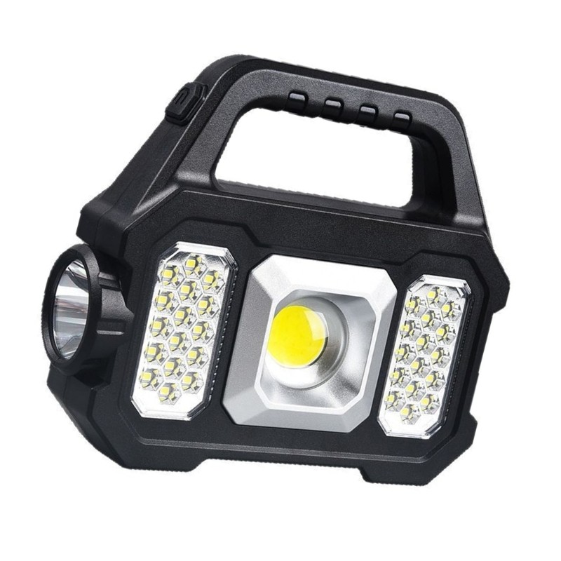 ABS Solar LED Spotlights Lantern With COBs Technology For Camping Adventure