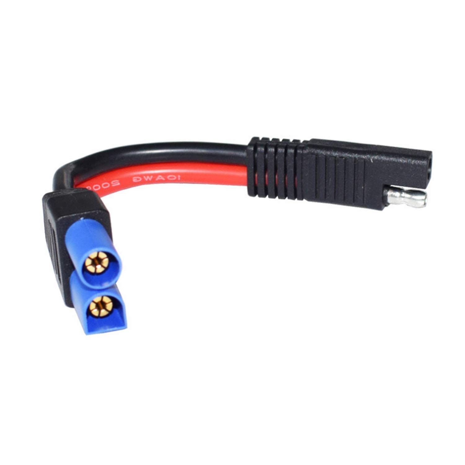 2pack Sae To Ec5 Male Plug Quick Connection Adapter Connector Suitable For Sol