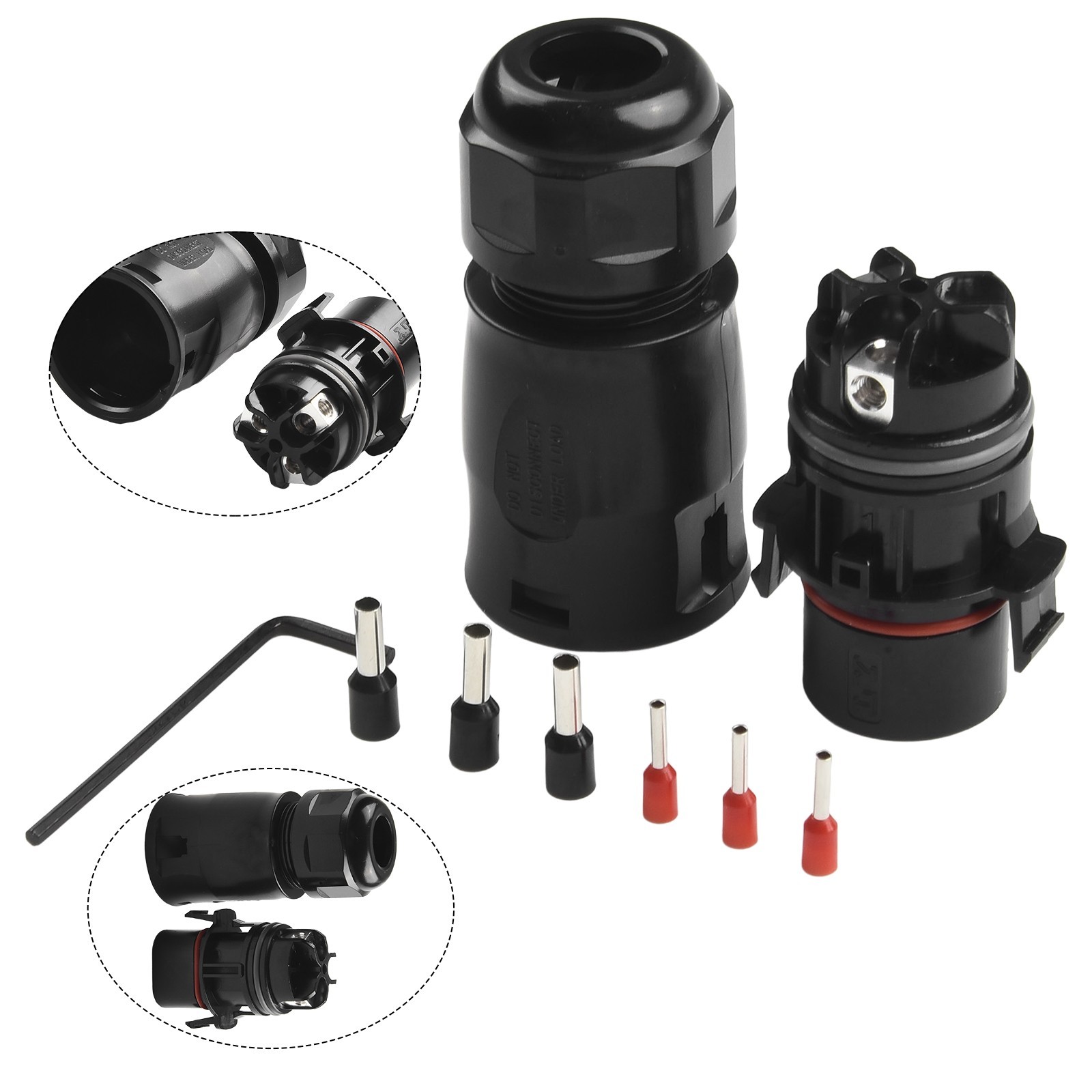 For 7.5-13mm Cable PV Connector Connection Cable IP68 Plug-in-Play 690V