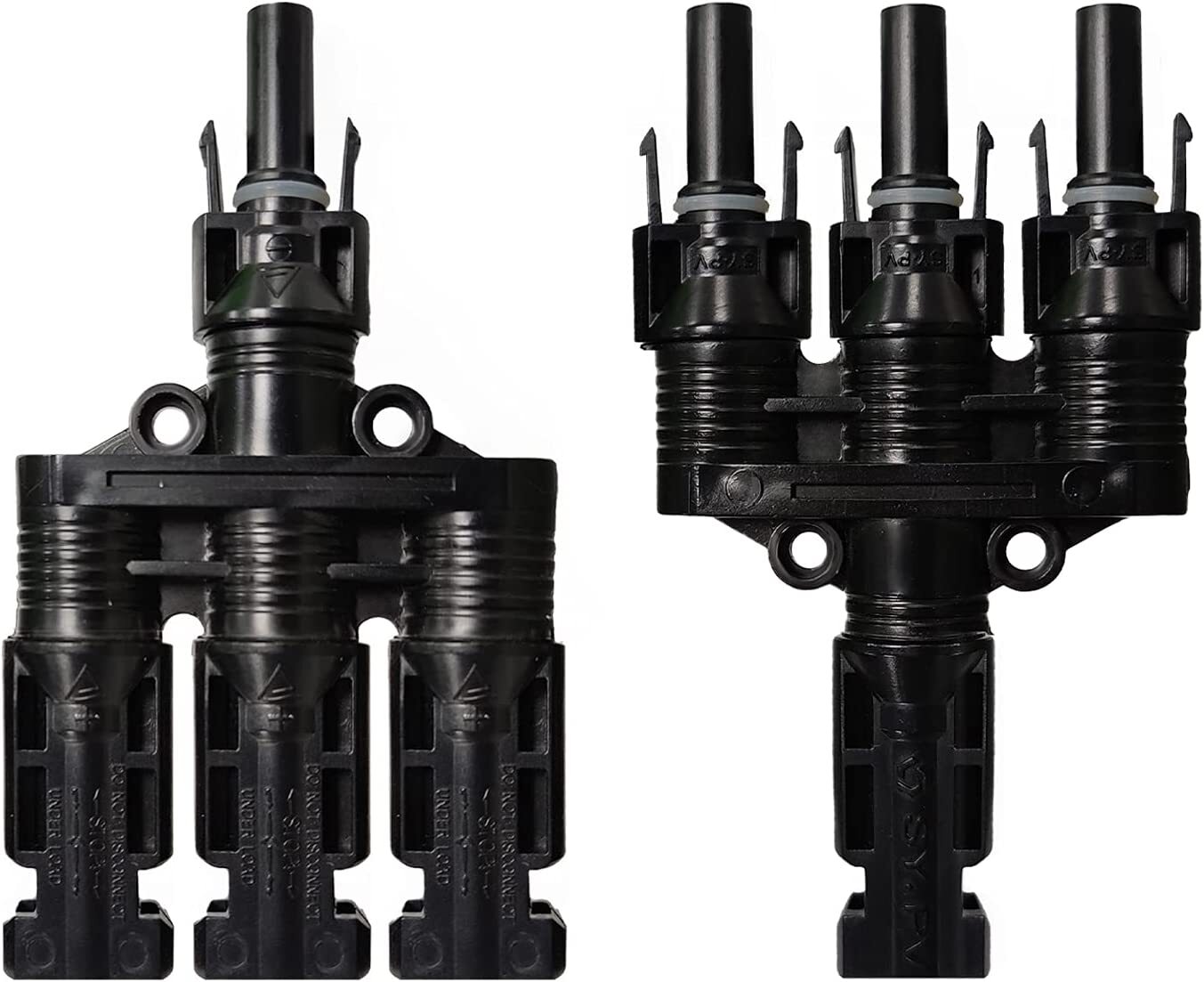 3 to 1 Solar Panel Connectors T Branch Connectors Cable Adapter MFFF + MMMF