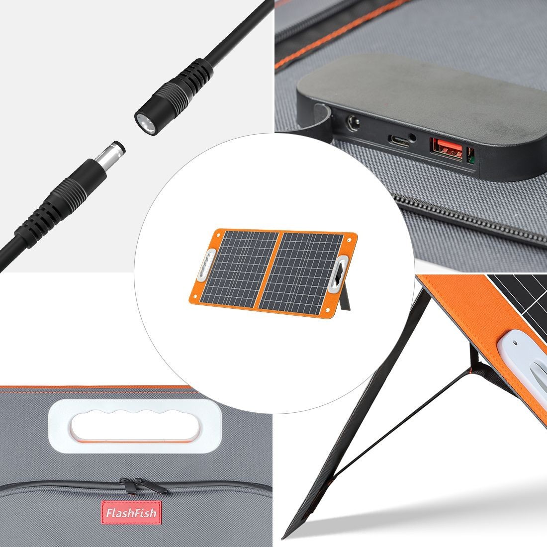 300W Portable Power Station Solar Generator CPAP Backup Charger +60W Solar Panel