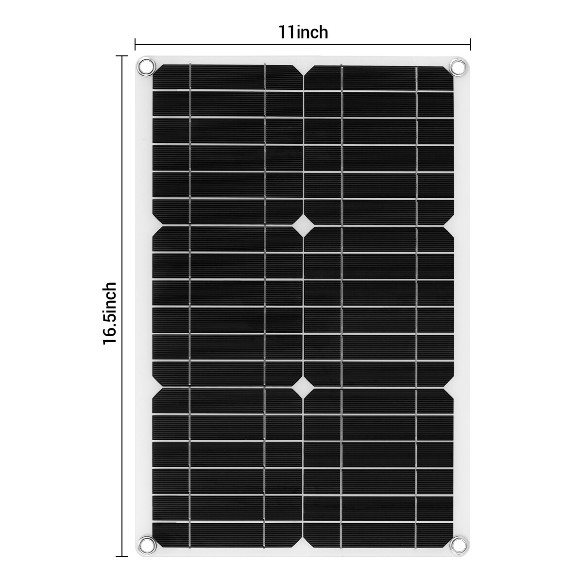 20W 12V Solar Panel Kit 12V Charging Off-Grid Battery Power RV Home Boat Camp