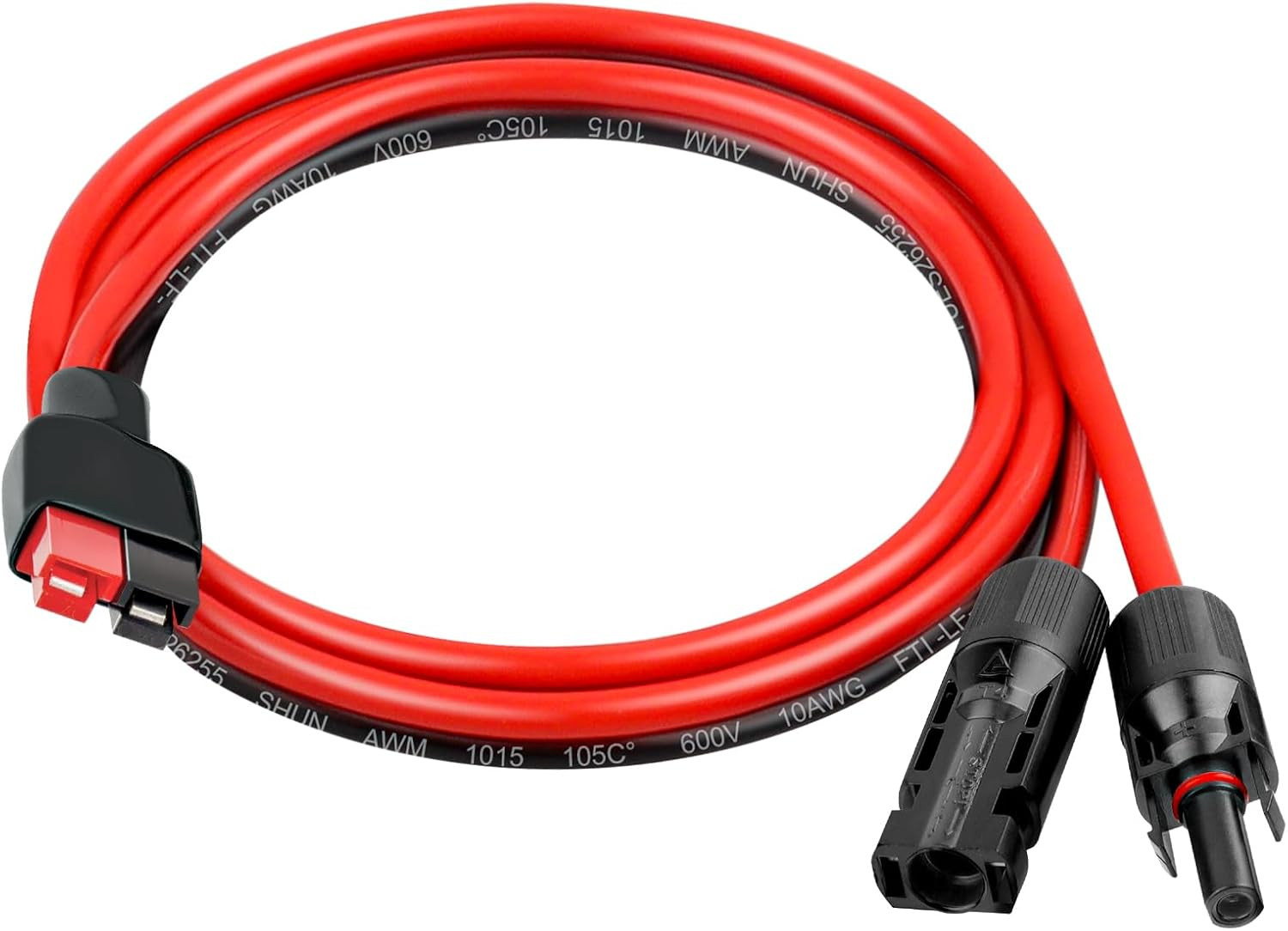 10AWG Solar Panel Cable to Anderson Connector – 3FT Solar Extension Cable with A