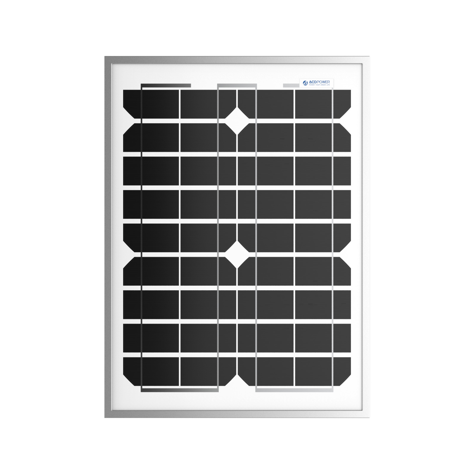 ACOPower 20 Watt Mono Solar Panel for 12 V Battery Charging, Off Grid