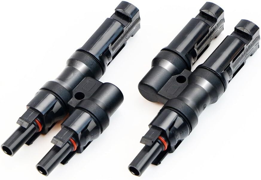 MMF+FFM for Parallel Connection Between Solar Panels, 1 Pair Y Branch Connectors