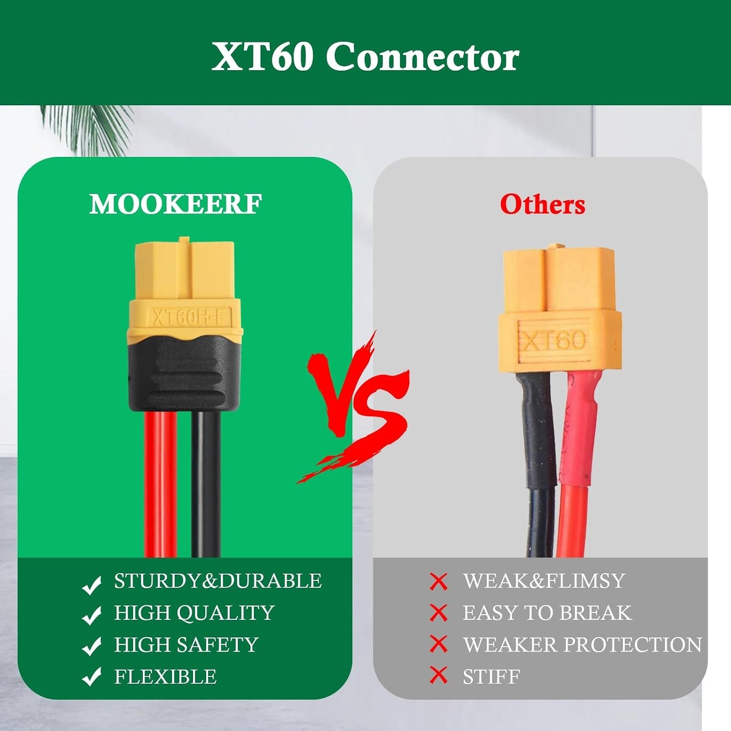 10FT XT60 Extension Cord for Power Station