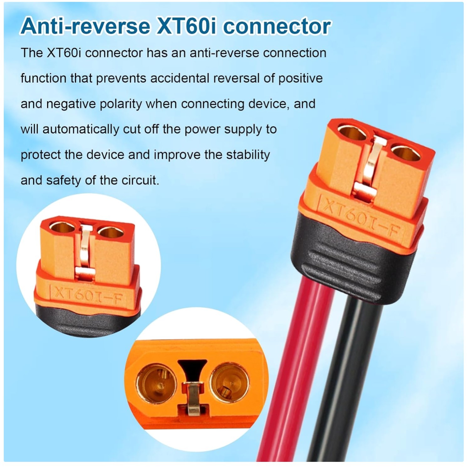 Heavy Duty Solar Panel XT60i Connector