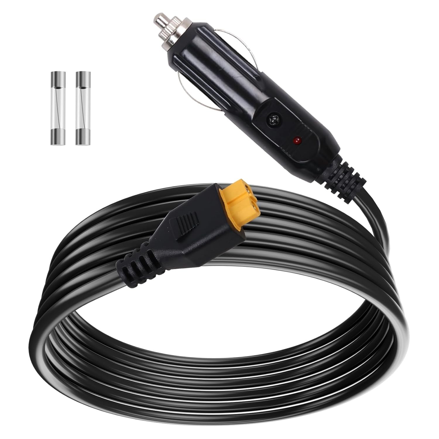 Portable12V/24V car Charger Suitable for Ecoflow Delta/River, Bluetti EB55, Anke