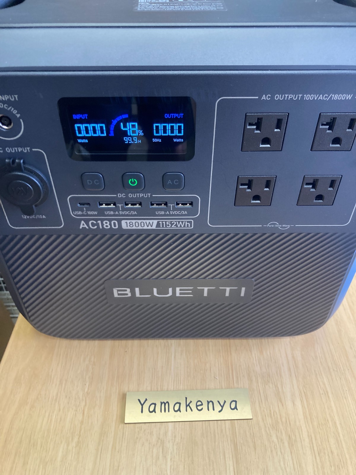 BLUETTI AC180T 1800W 1433Wh Portable Power Station 39 Charges for Phone Used