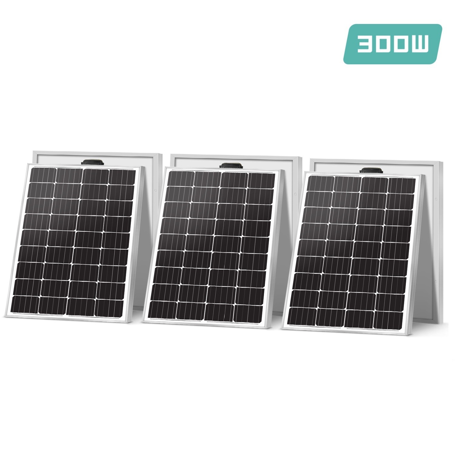 300W Solar Panel 12V Mono 300Watt Solar Panel Kit for Home RV Trailer Off Grid